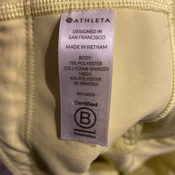 πHPπ Athleta Mesh Contender 7/8 Leggings βοΈ Size L - Picture 8 of 8